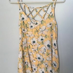 O’Neil caged floral top